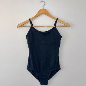Cat & Jack Black Cami Dance Bodysuit One Piece L